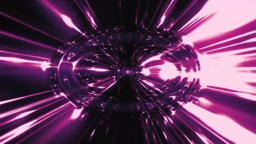 Purple Lights Lines Animation Background
