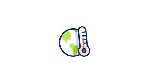 Global Warming Animated Icon