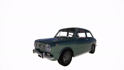Discover the charm of a classic green car perfect for vintage automotive enthusiasts