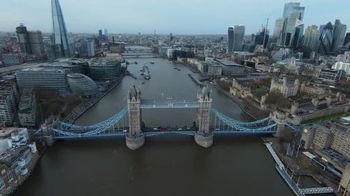 The Best Aerial View Of Tower Bridge 4k