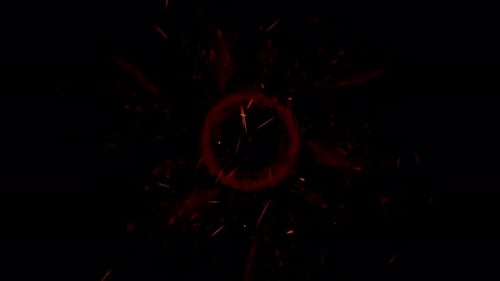 Fiery Energy Portal Transition Reveal