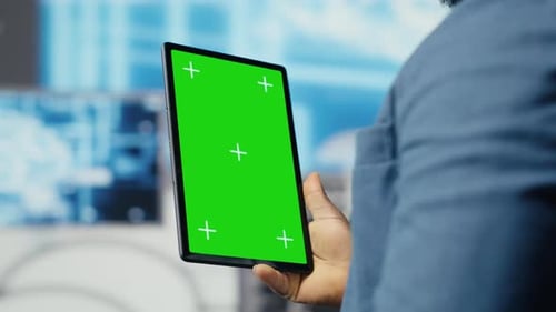 Black Tech Savvy Programmer Uses Chroma Key Screen From Innovation Hub