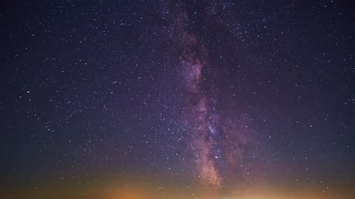 Time Lapse of the Milky Way in Central Europe From Night to Day