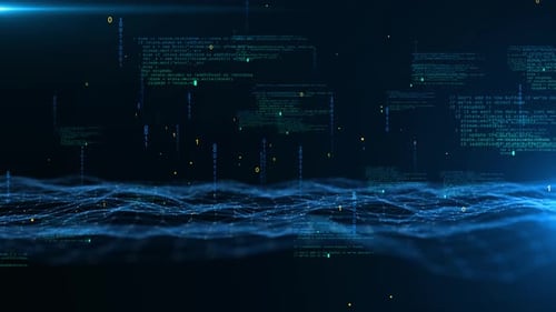 Digital Code Number Abstract Background Programming Languages Cybersecurity Threat Data Breach