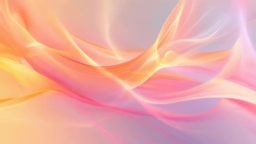 Elegant Flowing Abstract Ribbons Motion Background