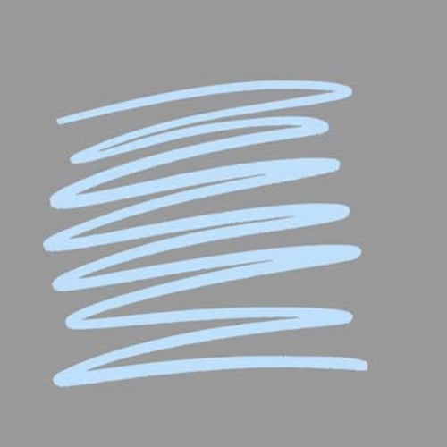 Zig-Zag bleu