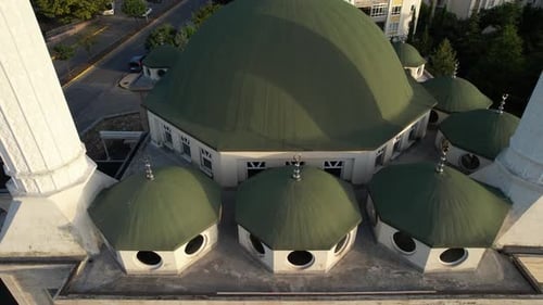 Aerial Local Mosque
