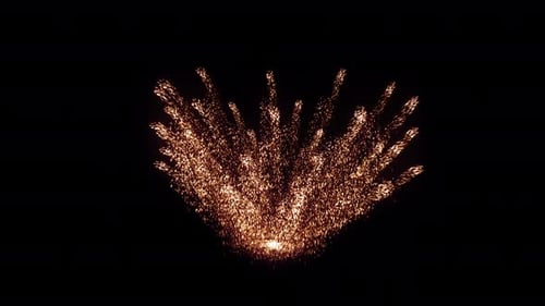 Sparks Impact on Ground Background