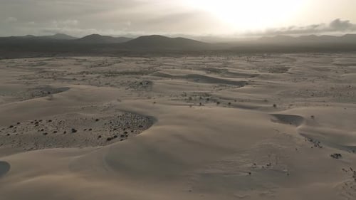 Sky view of Fuerteventura Dunes