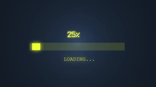 Loading bar progressing animation 100 percent countdown, Loading Bar and Loading Complete