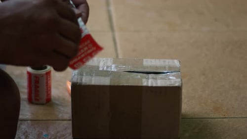 provide fragile stickers for small boxes or packages