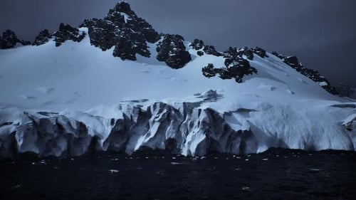 Environmental Shifts Visible in Glacier Cracking and Coastline Wearing
