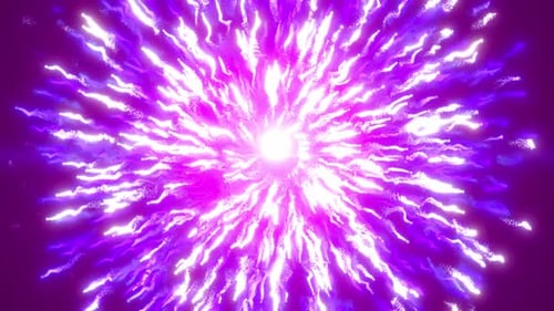 Shiny neon light abstract twisted background