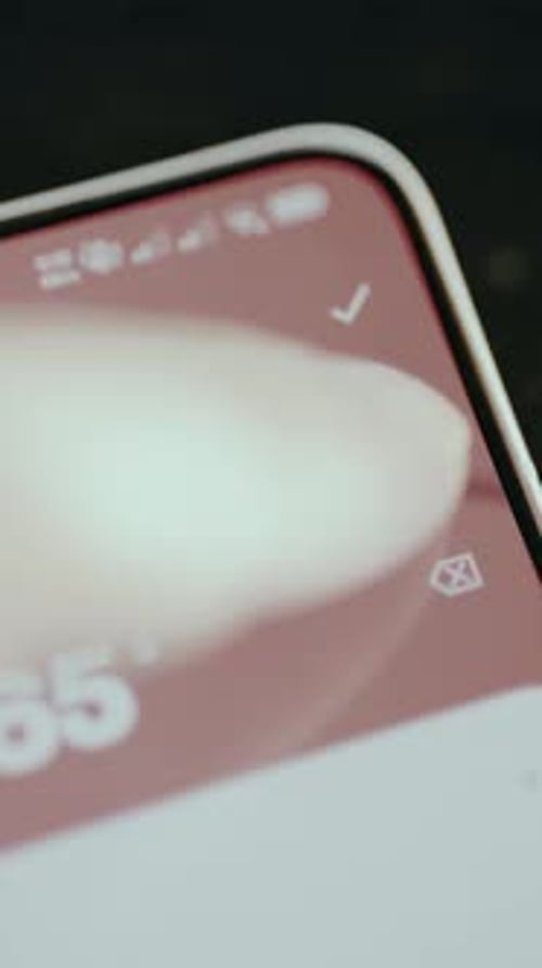 Mobile Finance App Showing User Accessing the Transfer Tab