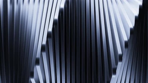 Abstrakter Drehmechanismus aus Metall