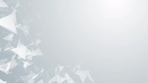 Abstract Corporate Geometry Business Technology Particles Digital Background Loop