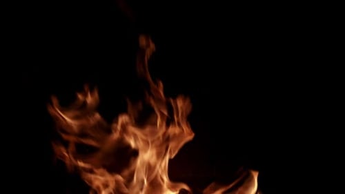 Dynamic Fire Flames Overlay Effect