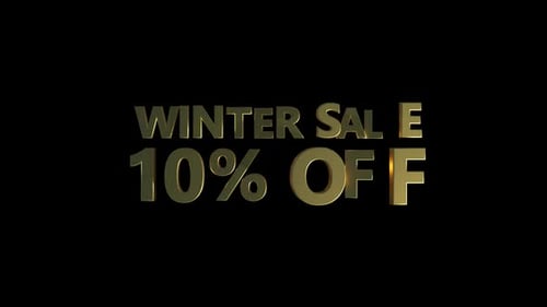 Winter Sale 10% Off