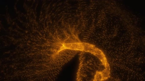 Abstract Golden Particle Flow Loop Background