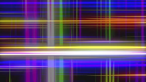 Abstract Glowing Grid Lines Motion Background