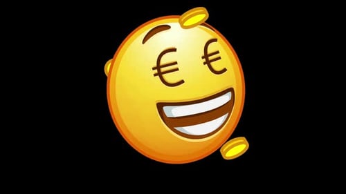 Dynamic Emoji Animations Featuring Happy and Wealth Concepts