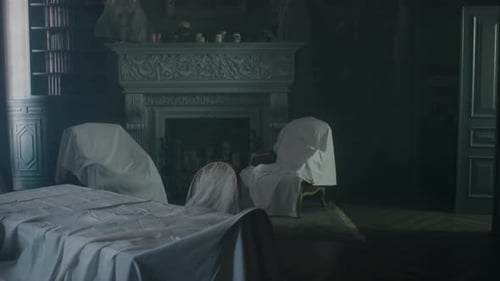 Interior of Abandoned Luxury Mansion