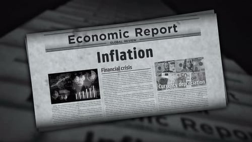Inflation newspaper printing media