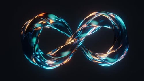 Flowing mobius belt glass geometry