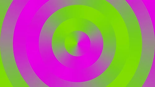 Pink And Green Abstract Minimalist Circles Background Vj Loop In 4K