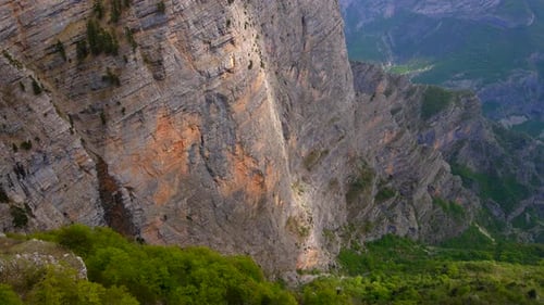 Aerial Video of the Grlo Sokolovo Canyon