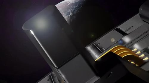 Cartoon Astronaut Loop Animation Satisfying Video