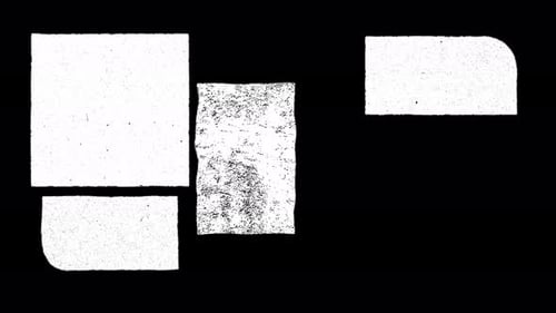 Collage Collection: Vintage screen effect in a unique collage frame for opening shot