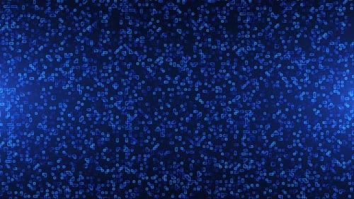 Fond numérique avec particules et formes géométriques, technologies d'analyse de données