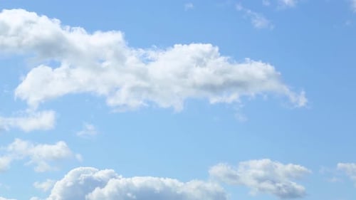 White Clouds Against a Blue Sky