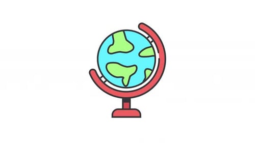 Animation des Globus-Symbols