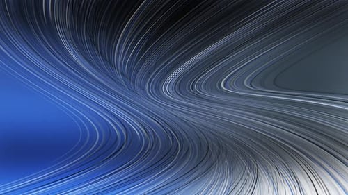 Abstract Wavy Flowing Lines Dynamic Background Animation