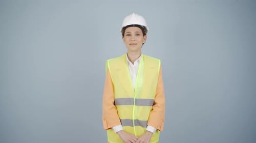 Engineer nodding to the camera.