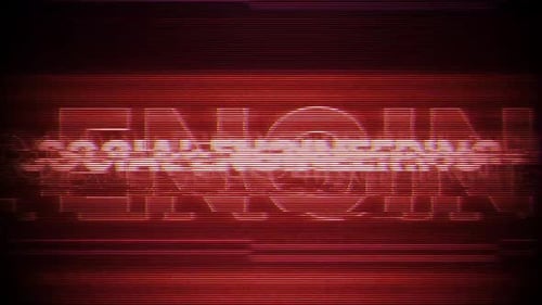 Glitch Digital Error Text Reveal Animation