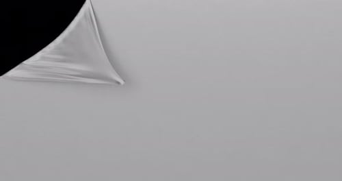 Realistic Page Peel Reveal Transition