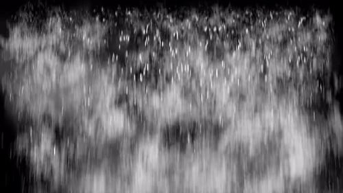Abstract Falling Rain Particles Overlay Effect