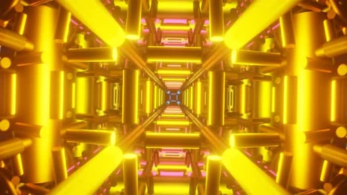 Pulsating Net Shape Futuristic Multicolor Psychedelic Hypnotic VJ Seamless Loop