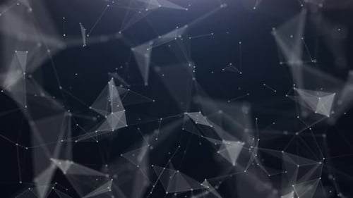 Fundo triangular abstrato de tecnologia