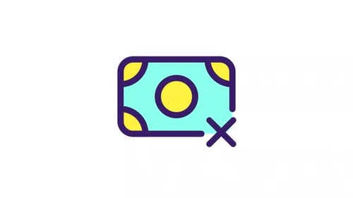 Animated Payment Ban Color Ui Icon