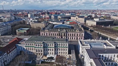Aerial view of German Historical Museum , Berlin , Germany