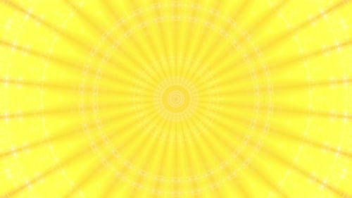 Yellow radial circular symmetry at center kaleidoscope pattern