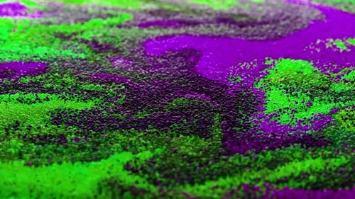 Dynamic Abstract Fluid Particle Flow Background Animation