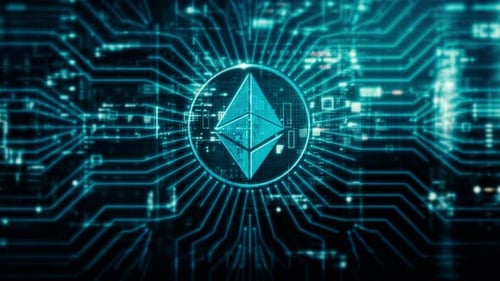 Advanced Ethereum Cryptocurrency and Encryption Technology Background 01