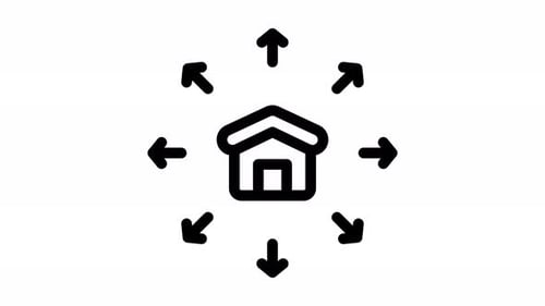 home line icon animation