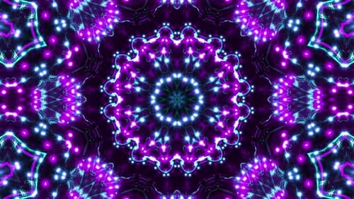 Vibrant Shining Loop Background