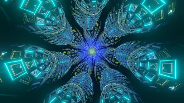 Kaleidoscope Abstract Background of Trippy Art Psychedelic Trance Vj ...